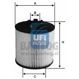 filter olja UFI 25.064.00