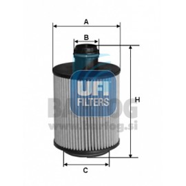 filter olja UFI 25.088.00