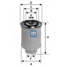 filter goriva UFI 24.452.00