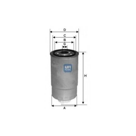 filter goriva UFI 24.H2O.00