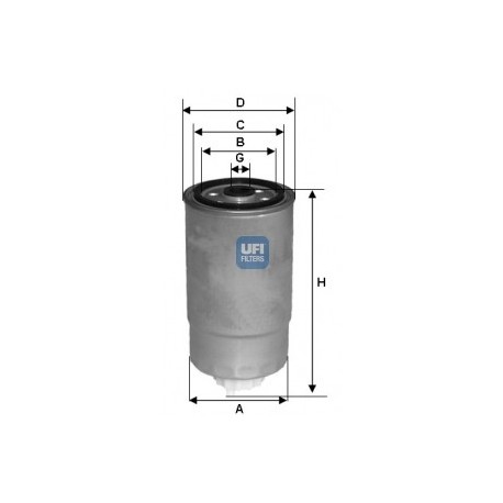 filter goriva UFI 24.307.00