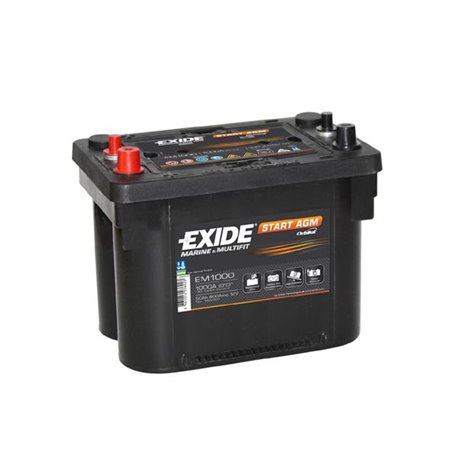 Akumulator Exide EM1000 50Ah L+ 800A(EN) 260x173x206, orbital agm MAXX 900 , MAXXIMA