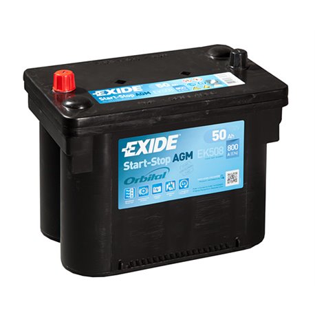 Akumulator Exide agm EK508 50Ah L+ 800A(EN) 260x173x206 50Ah