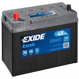 Akumulator Exide excell EB457 45Ah L+ 330A(EN) 237x127x227 ozke kleme 45Ah