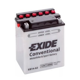 Akumulator Exide EB14-A2 L+ 14Ah 145A(EN) 134x89x166 YB14-A2