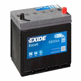 Akumulator Exide excell EB356A 35Ah D+ 240A(EN) 187x127x220 ( EB356A z robom - EB356 brez roba ) 35Ah
